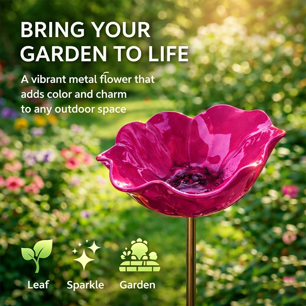 💖🎁2026 Mother's Day Gifts 50% Off--🎁Handmade Metal Flower Garden Stake🐦YUNPSOTM.