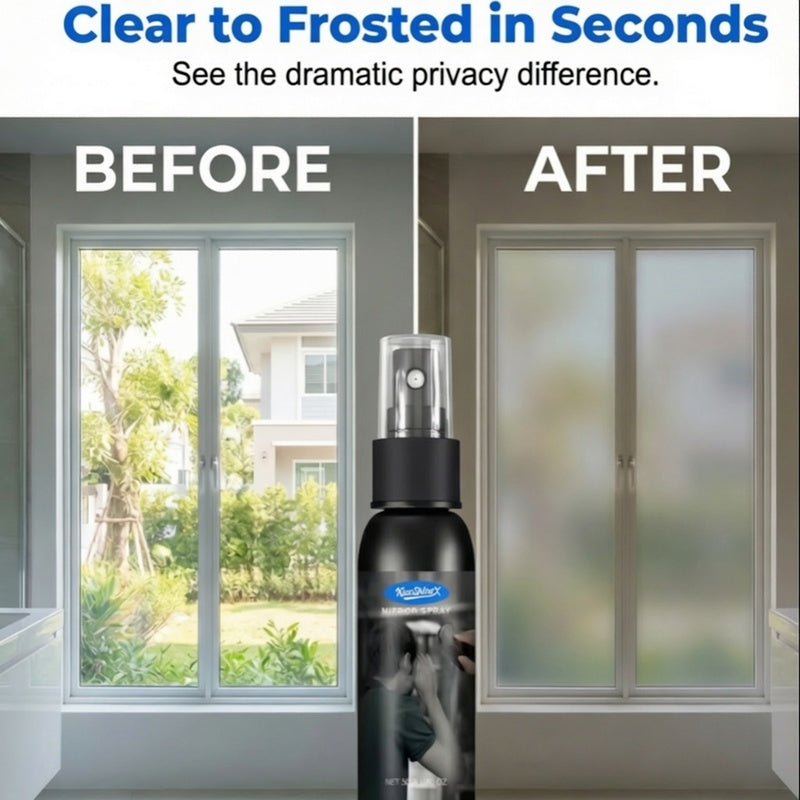 🪟 50% OFF Reflective Window Spray | One-Way Mirror Privacy Shield for Home & Car