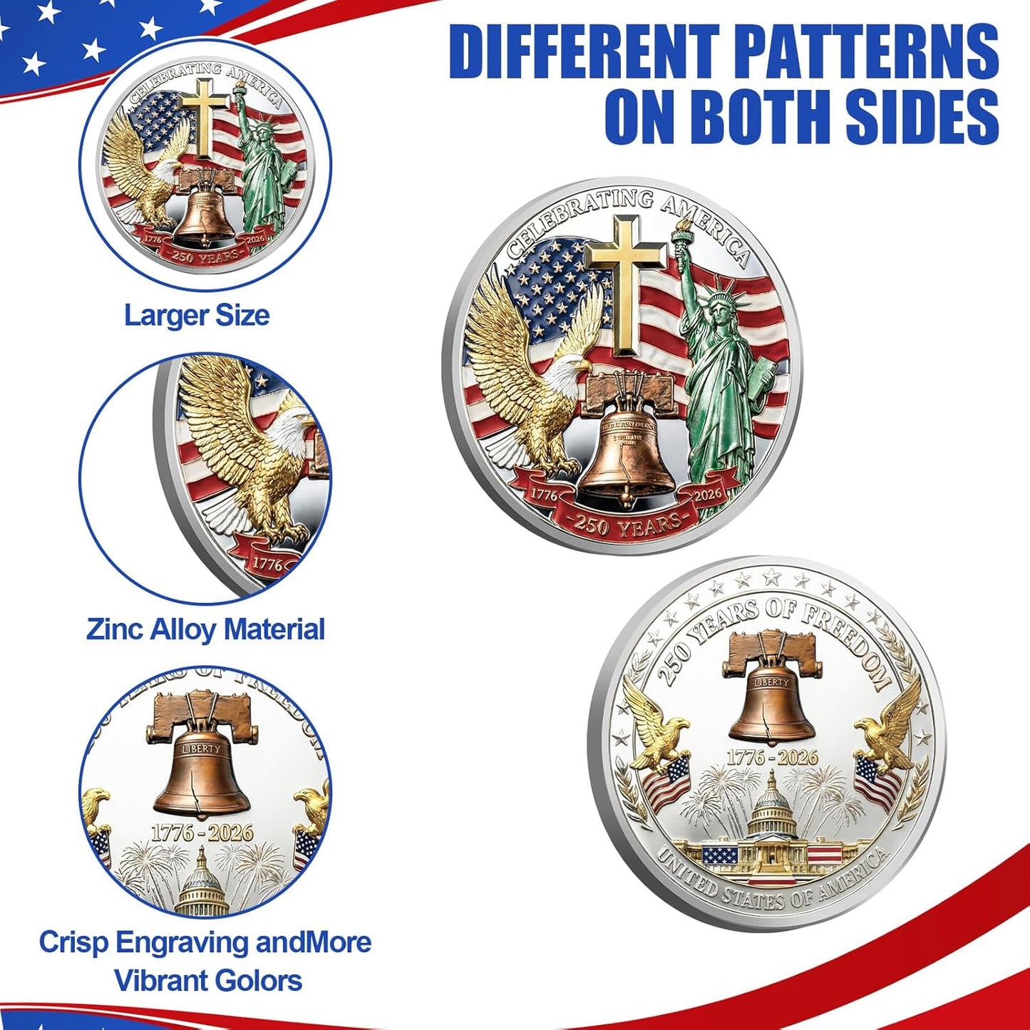Cumuno™ United States 250th Anniversary Coin