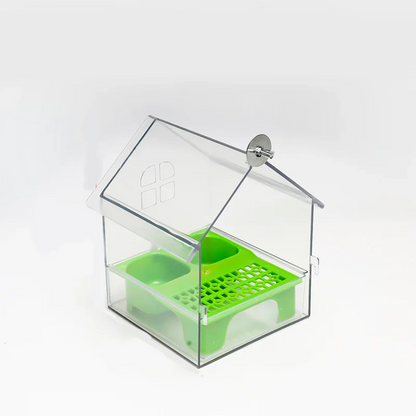 Pull-Out External Parrot Feeder
