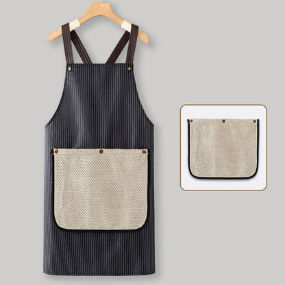 ⏳Limited-time 50% off⏰Cross-Back Waterproof Apron with Detachable Hand Towel🛡️💦