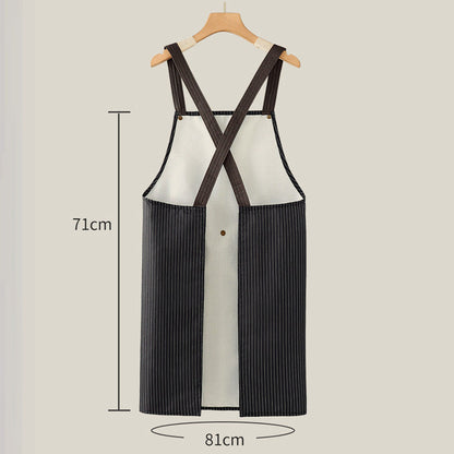 ⏳Limited-time 50% off⏰Cross-Back Waterproof Apron with Detachable Hand Towel🛡️💦