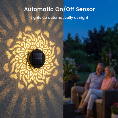 📢📢50% OFF!! ⏰Solar-powered mandala projector