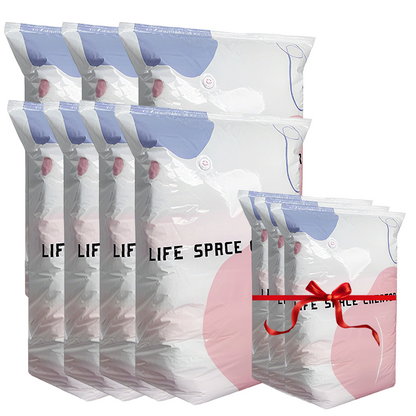 🥳LAST DAY BUY 2 GET 1 FREE!!💞🧳No‑Pump Vacuum Storage Bags – Press & seal, no pump needed. Saves 80% space, keeps clothes dry & dust‑free. Perfect for bulky bedding & off‑season gear. 🛏️🗄️