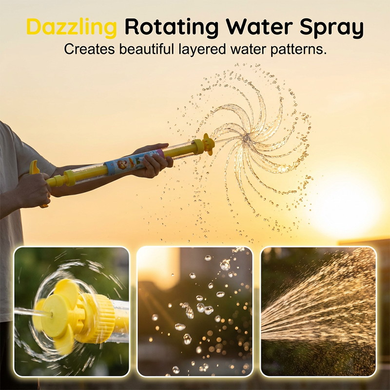 🌈 Bright rainbow LED water pistol | Summer fun that bursts into life as if by magic! ✨