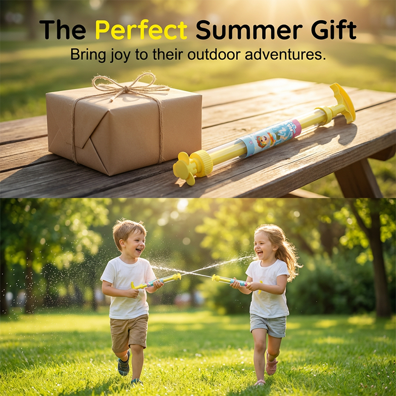 🌈 Bright rainbow LED water pistol | Summer fun that bursts into life as if by magic! ✨