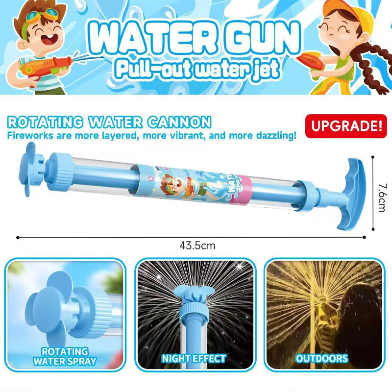 🌈 Bright rainbow LED water pistol | Summer fun that bursts into life as if by magic! ✨