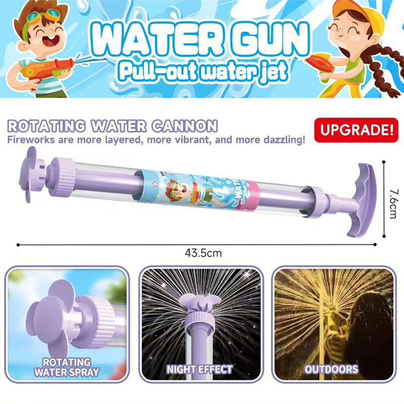 🌈 Bright rainbow LED water pistol | Summer fun that bursts into life as if by magic! ✨