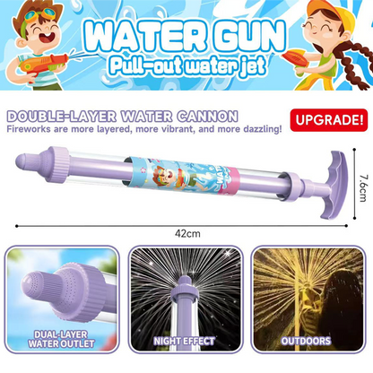 🌈 Bright rainbow LED water pistol | Summer fun that bursts into life as if by magic! ✨