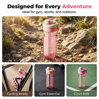 2-in-1 Mist & Sip Sports Water Bottle.