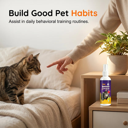 Pet Restrict Area Spray - Natural Cat & Dog Repellent