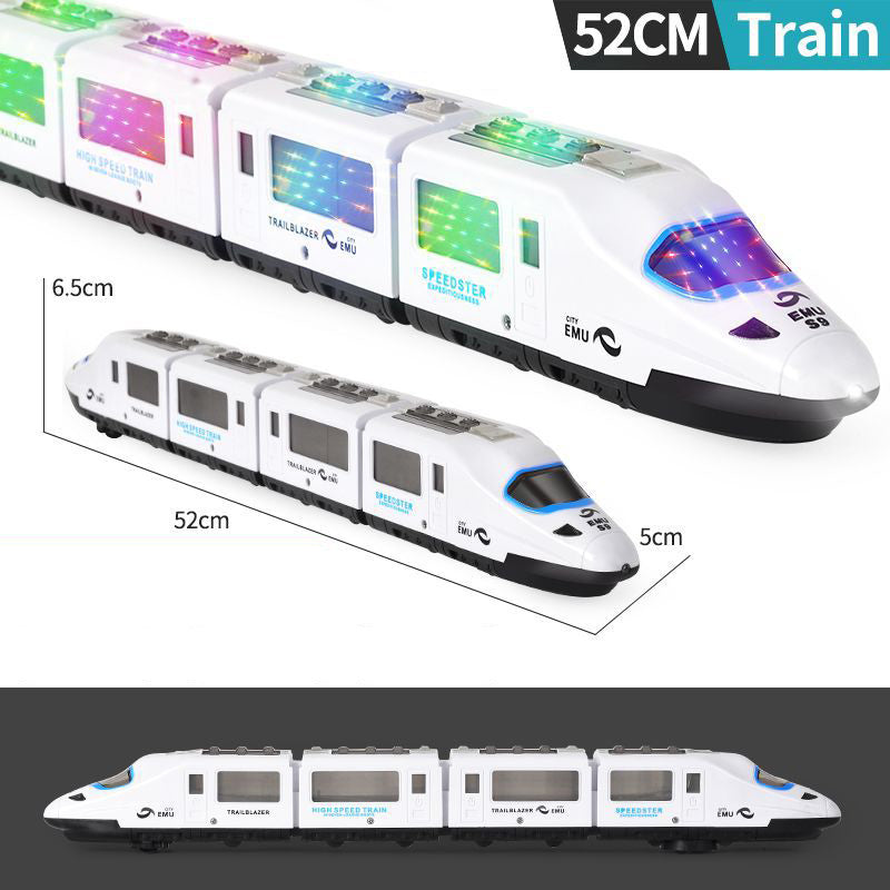 🚂 LIMITED-TIME 50% OFF! ✨ Electric Bullet Train Toy – Light-Up, Bump & Go, with Music 🎶.